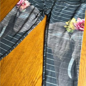 Teeki elephant leggings never worn or washed